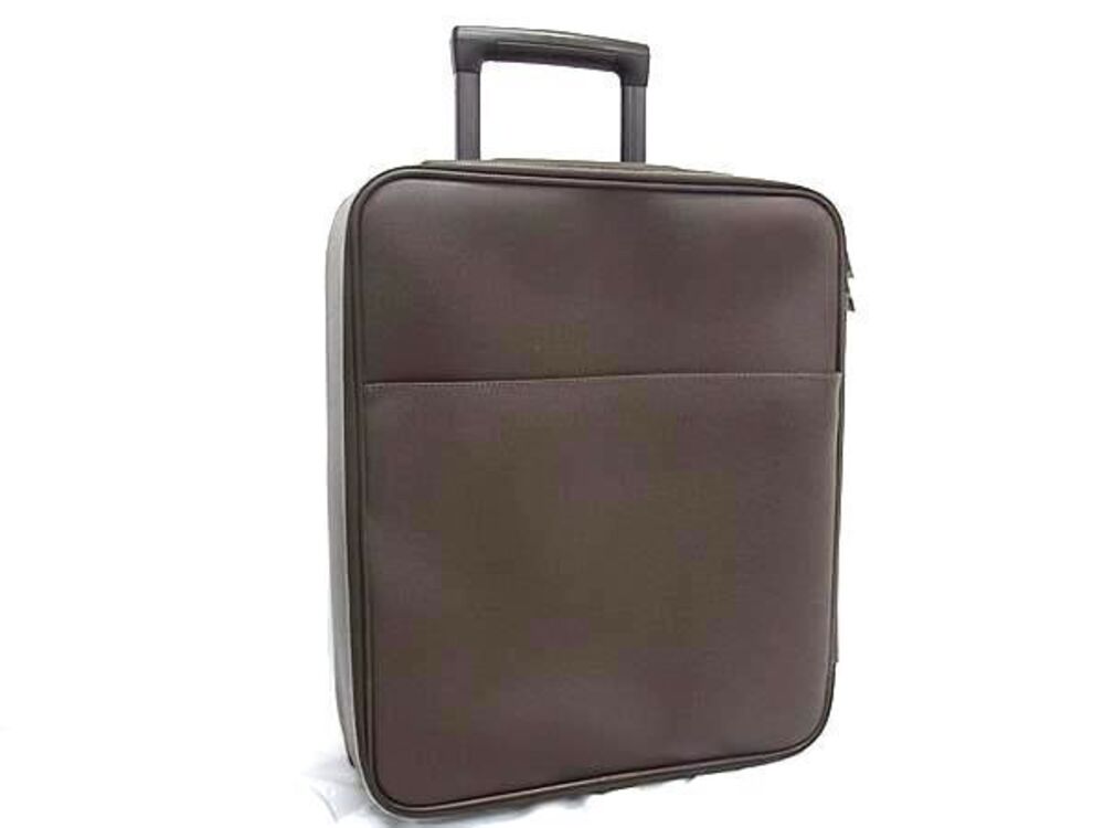 Louis Vuitton Taiga Pegase Carry on SuitCase Luggage Travel Grizzly Brown
